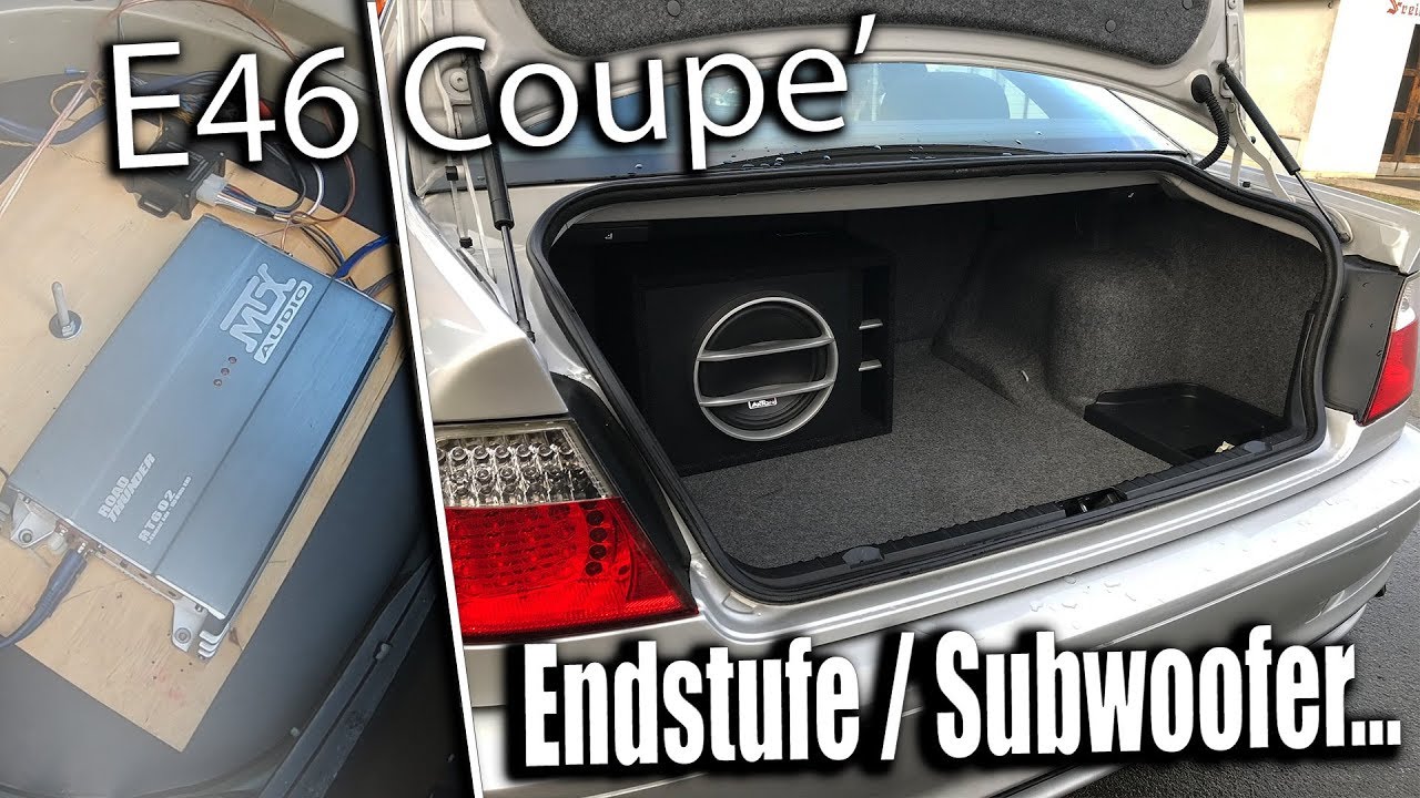 E46 Coupe' Endstufe & Subwoofer... | Am Original Radio Anschließen
