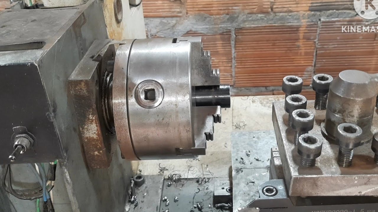 #torno mecânico caseiro. tranpo novo 😅