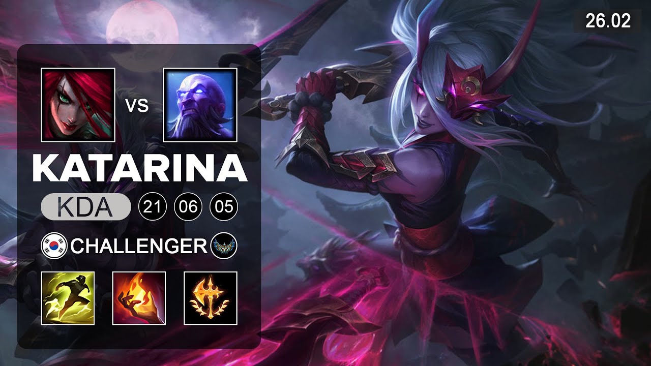 Katarina vs Ryze Mid - KR Challenger - Patch 26.02 Season 16