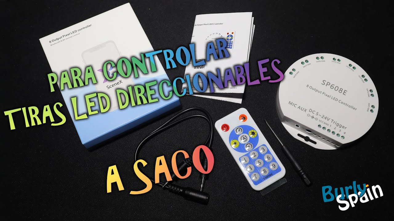 El SUPER controlador direccionable SP608E ha llegado a su destino. ¡Gestiona tiras a saco!