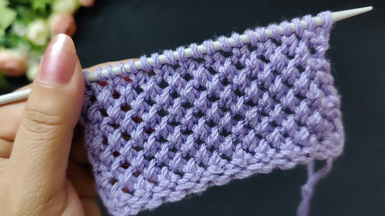 बेहद आसान मोती बुनाई, Easy Pearl Knit Pattern for Baby set, Blanket, Muffler, Stole, Top, Cardigan