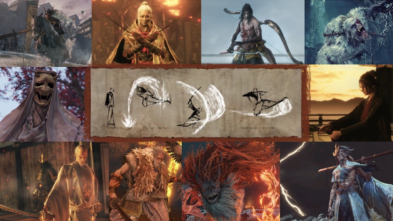 Sekiro - SLAMMING bosses using High Monk