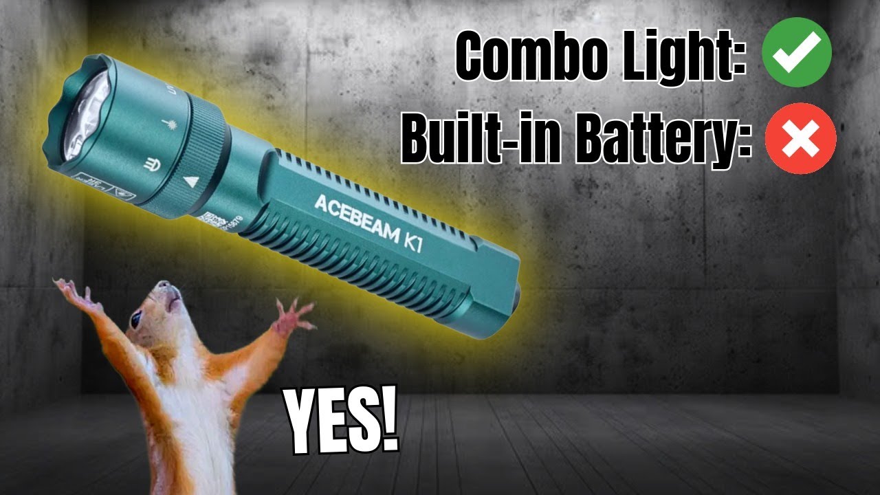 Acebeam K1 — альтернатива проблемам со встроенным аккумулятором.