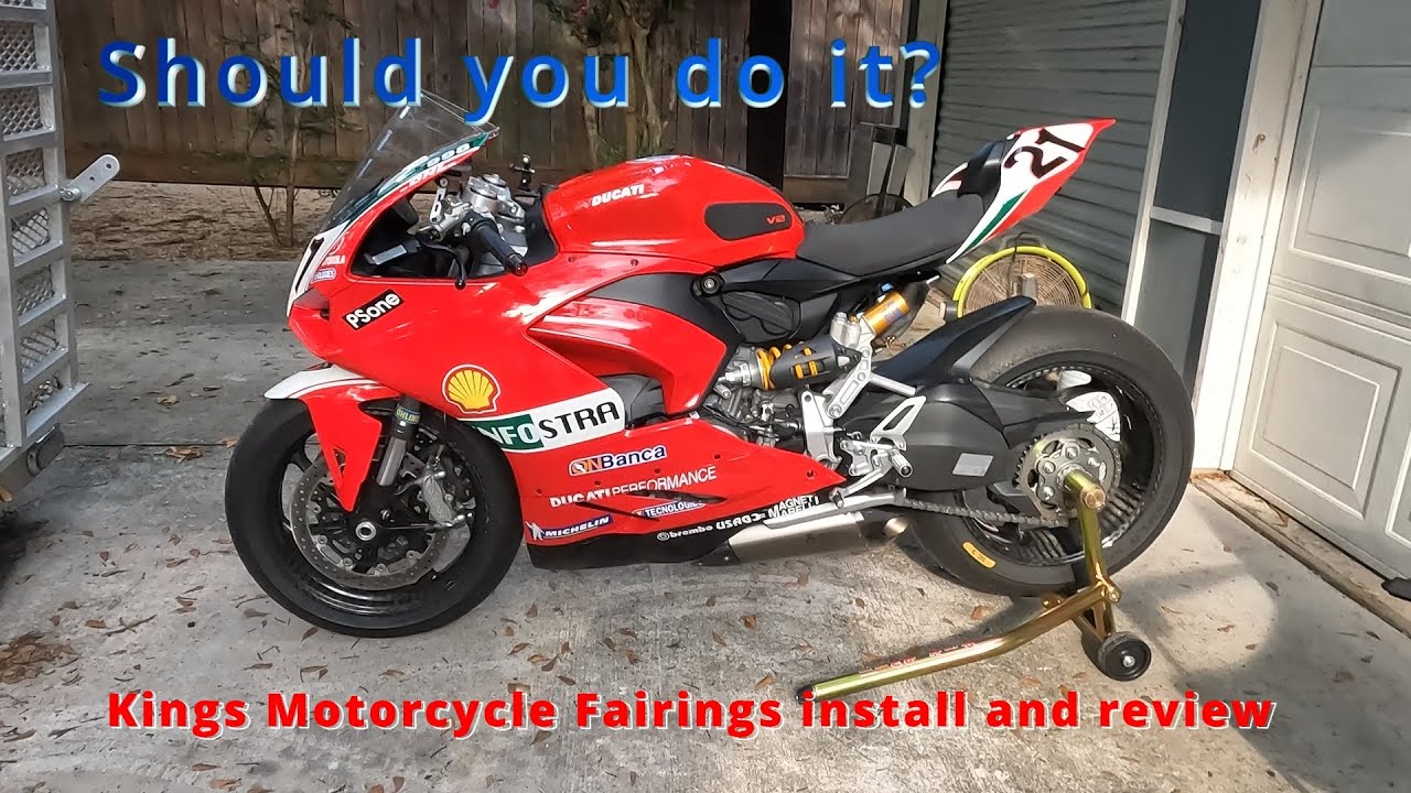 Kings Motorcycle Fairing on the Ducati Panigale V2
