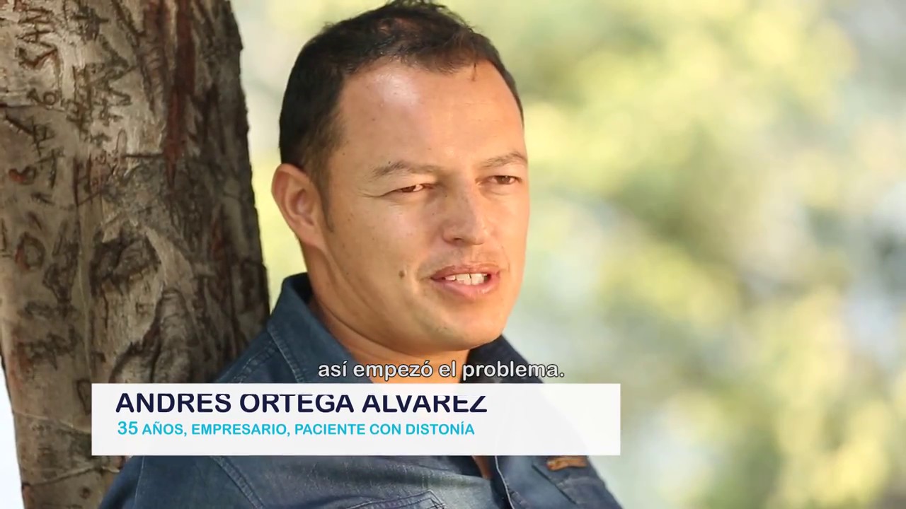 Andres Ortega: Antes y después de recibir el tratamiento avanzado para la Distonia
