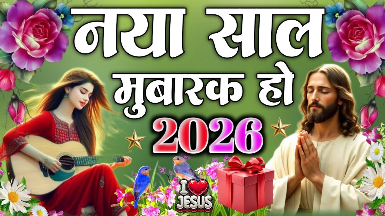 GOOD MORNING HINDI CHRISTIAN || HAPPY NEW YEAR 2026 WISHES ✝️ HALLELUJAH POWERFUL WORSHIP ASHISH SE🎊