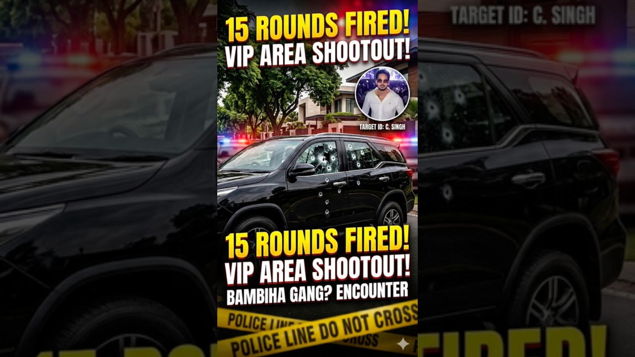 चंडीगढ़ VIP इलाके में दिनदहाड़े मर्डर! 15 Rounds Fired 😱 | Sector 9 Shootout