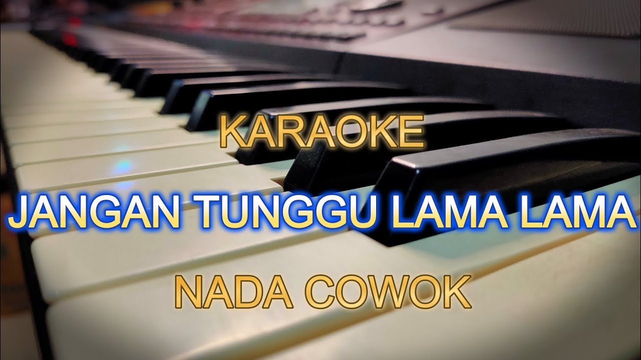 JANGAN TUNGGU LAMA LAMA KARAOKE NADA COWOK