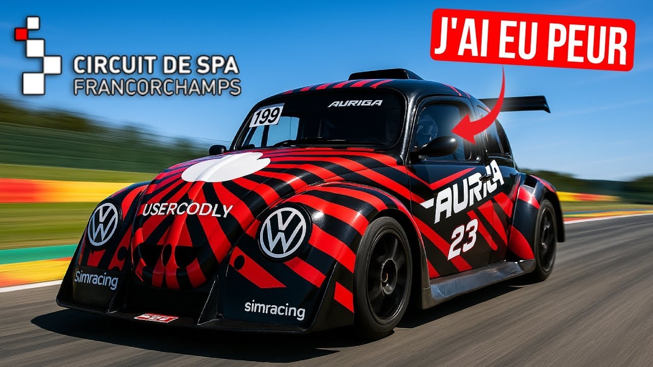 Le rêve d’un SIMRACER devenu réalité : rouler à SPA