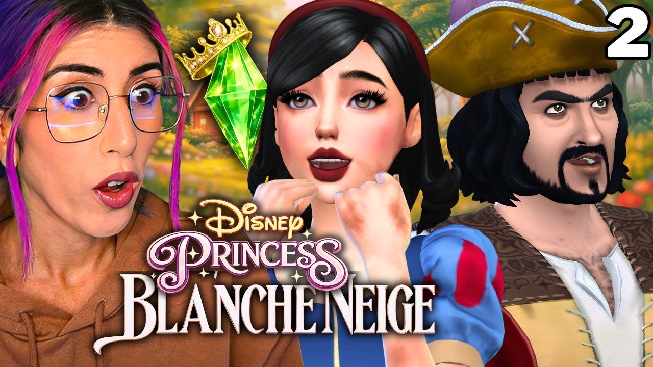EP.2| Princess Disney Challenge : Sa nouvelle vie commence 👑- SIMS 4 [LIVE REPLAY]