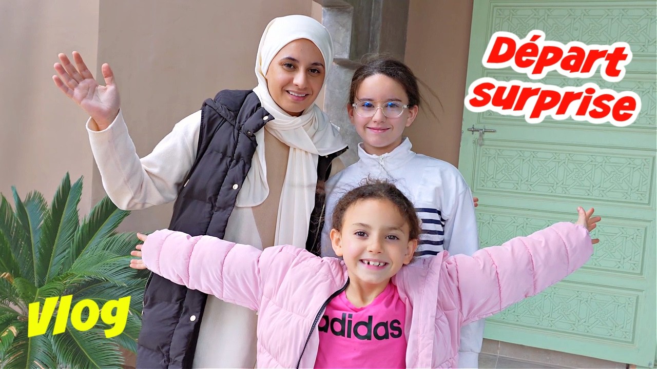 VLOG - KAMILIA CHUTE en ROLLER - DEPART en WEEK END dans une ENDROIT SURPRISE pour les FILLES