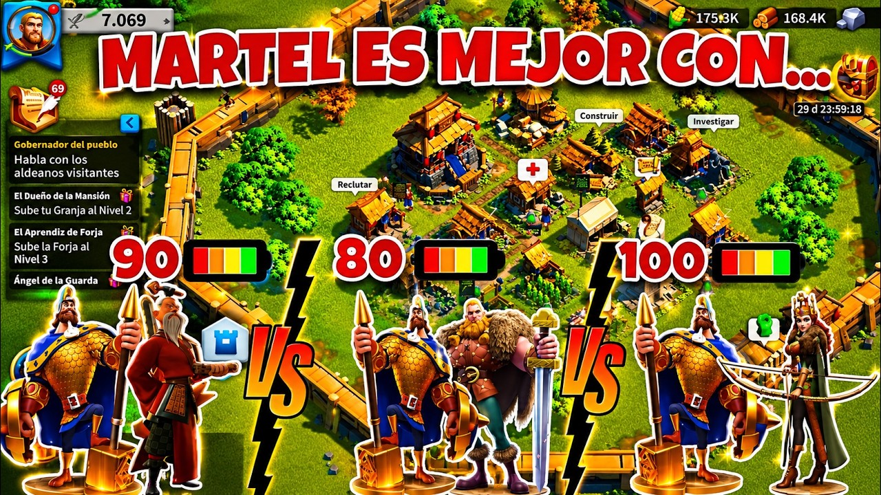 💥MARTEL💥 ES MEJOR CON QUIEN? KVK2 - RISE OF KINGDOMS