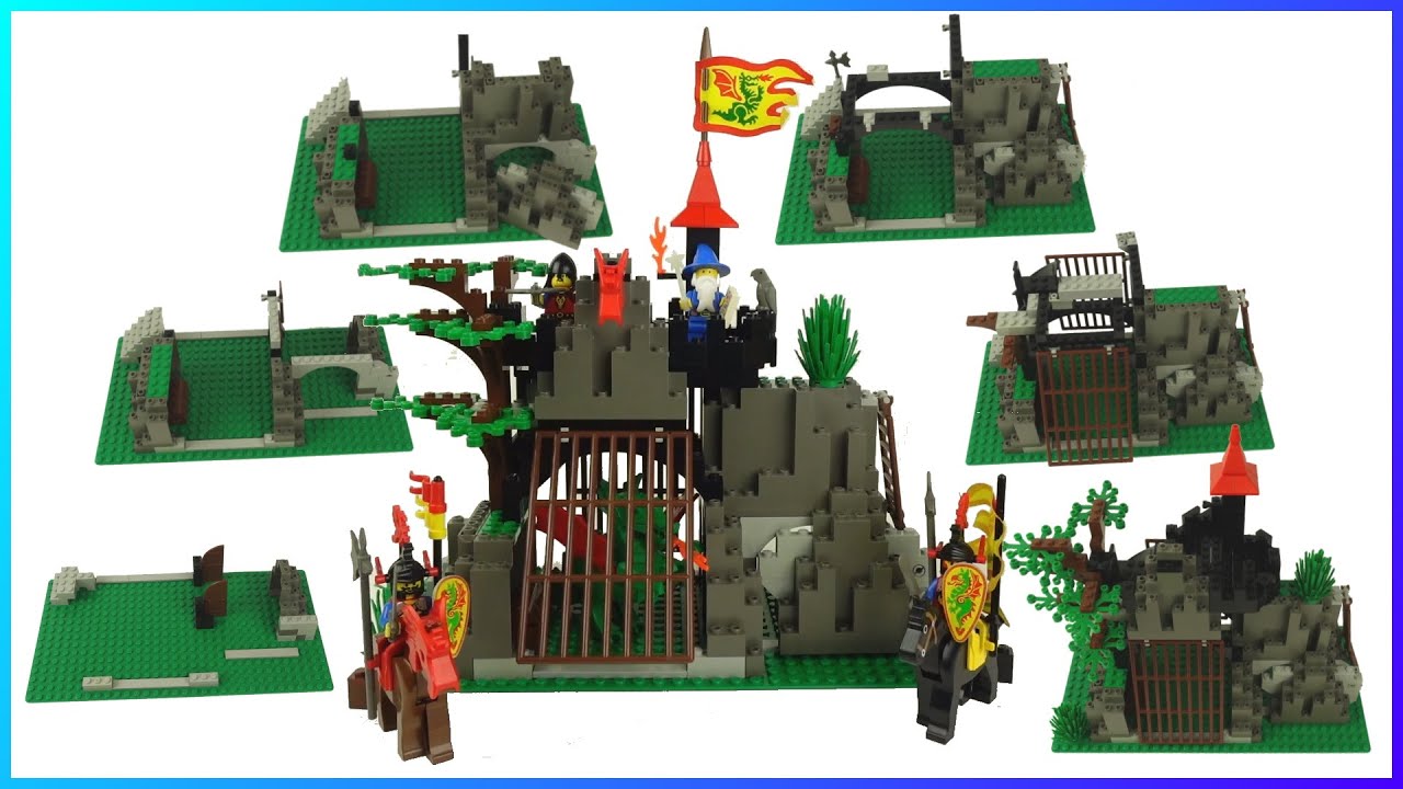 Speed Build: LEGO 6076 Dark Dragon's Den (stop motion)