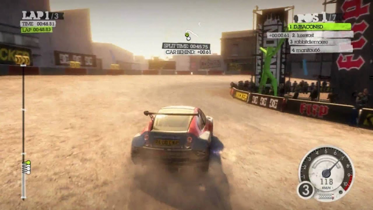 Colin Mcrae DiRT 2, ONLINE (RallyCross) 1080p