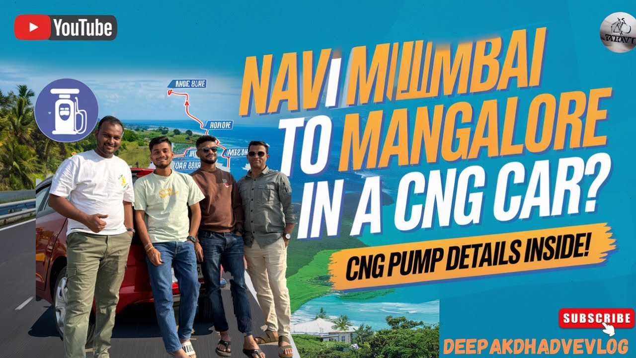 Navi Mumbai To Mangalore In CNG Car | Travelling Vlog |Pump Guide | DDVlog-115