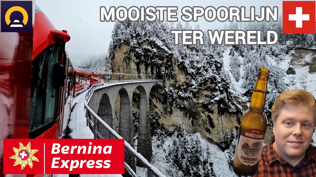 DE BERNINA EXPRESS over de MOOISTE SPOORLIJN TER WERELD | #interrail