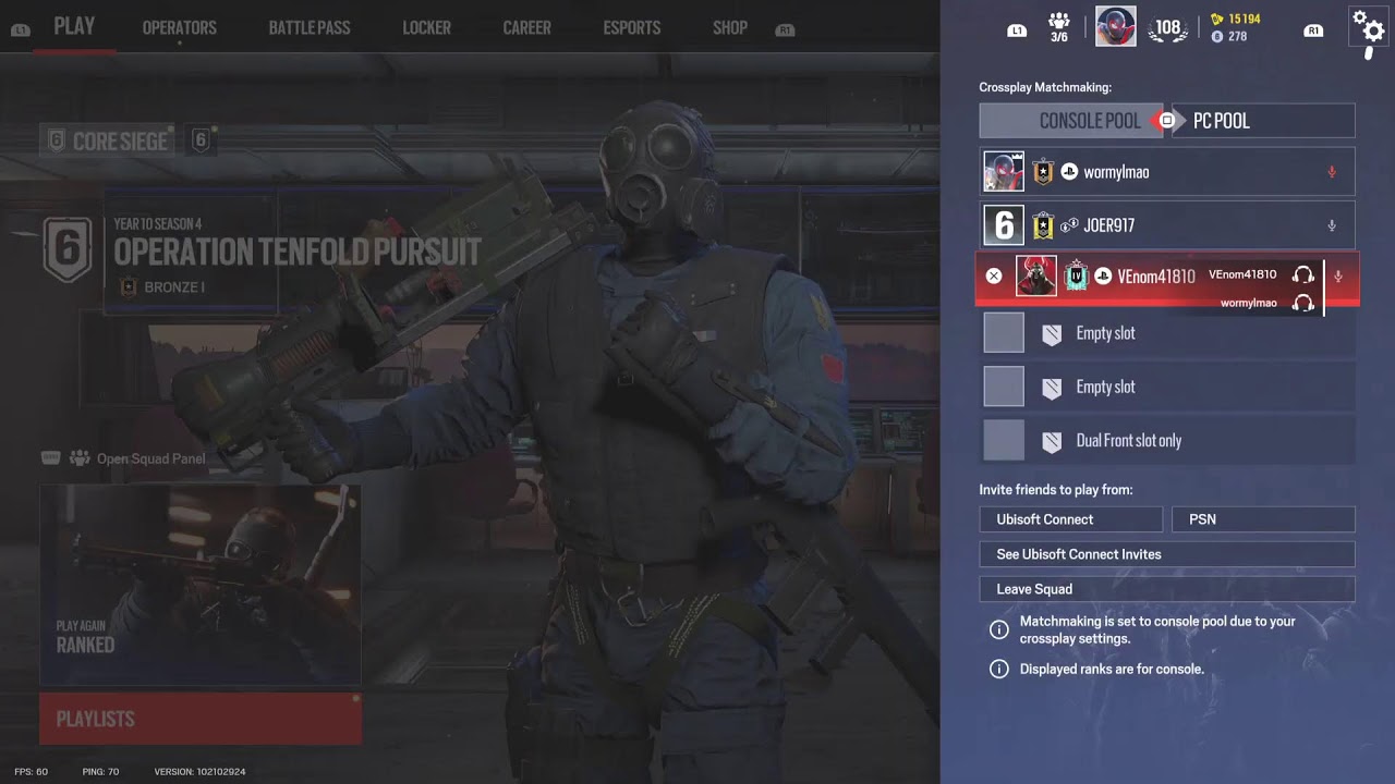 GOONING IN RANKED R6 SIEGE LIVE WITH AEGON HIMSELF