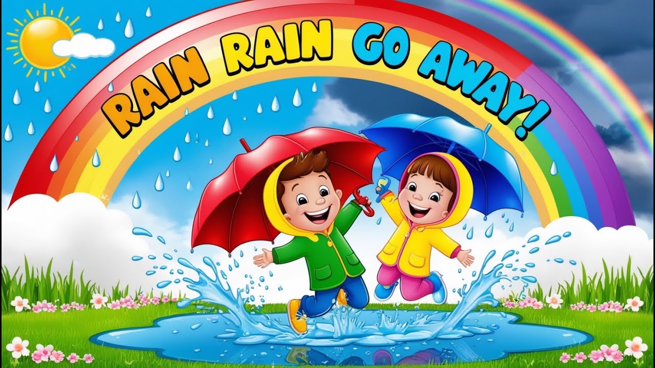 Rain, Rain Go Away | Nursery Rhyme |  Fun Kids Song  | Sing Along