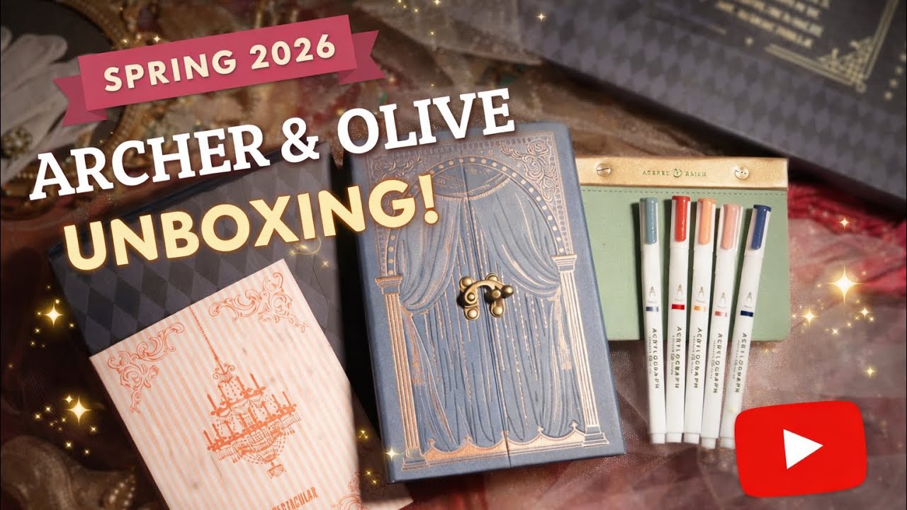 Простая идея для персонализации блокнота &mdash; распаковка Archer & Olive Spring 2026