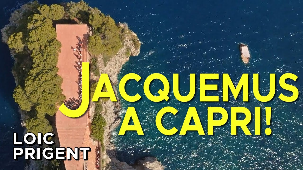 LA SEULE VIDÉO DU DÉFILÉ JACQUEMUS À CAPRI! Par Loïc Prigent