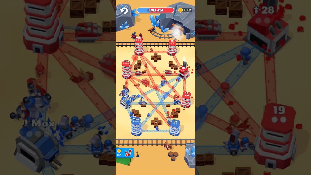 Tower War Level 424 (gain full controle of your region then move on)