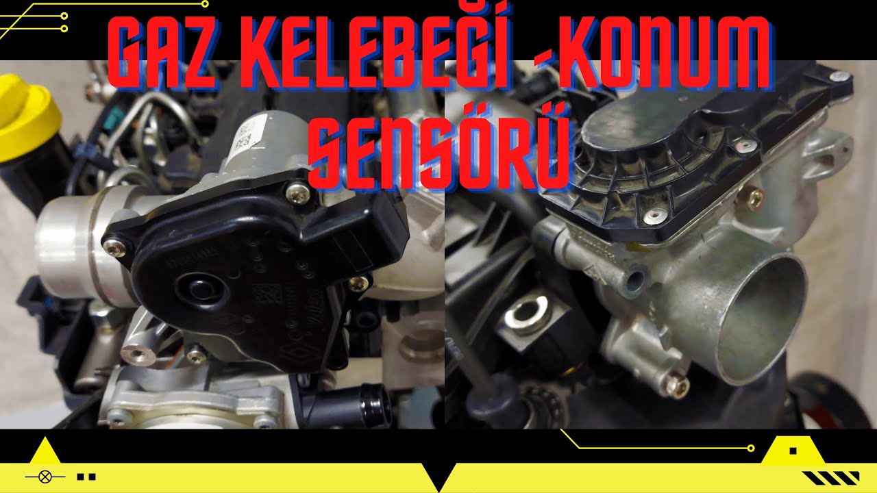 GAZ KELEBEĞİ  KONUM SENSÖRÜ  RENAULT CLİO DACİA DİZEL  VE BENZİNLİ GAZ KELEBEĞİ