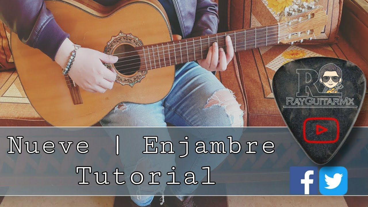 Como Tocar NUEVE | Enjambre Guitarra Acustica Tutorial