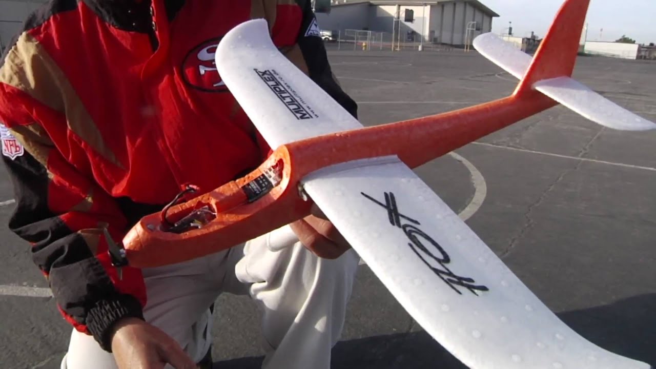 Multiplex Fox glider power conversion to wingeron