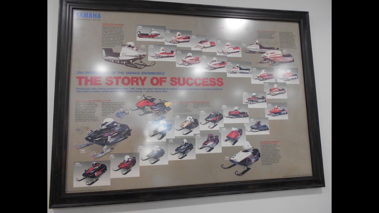 Yamaha snowmobile collection   Canadian museum
