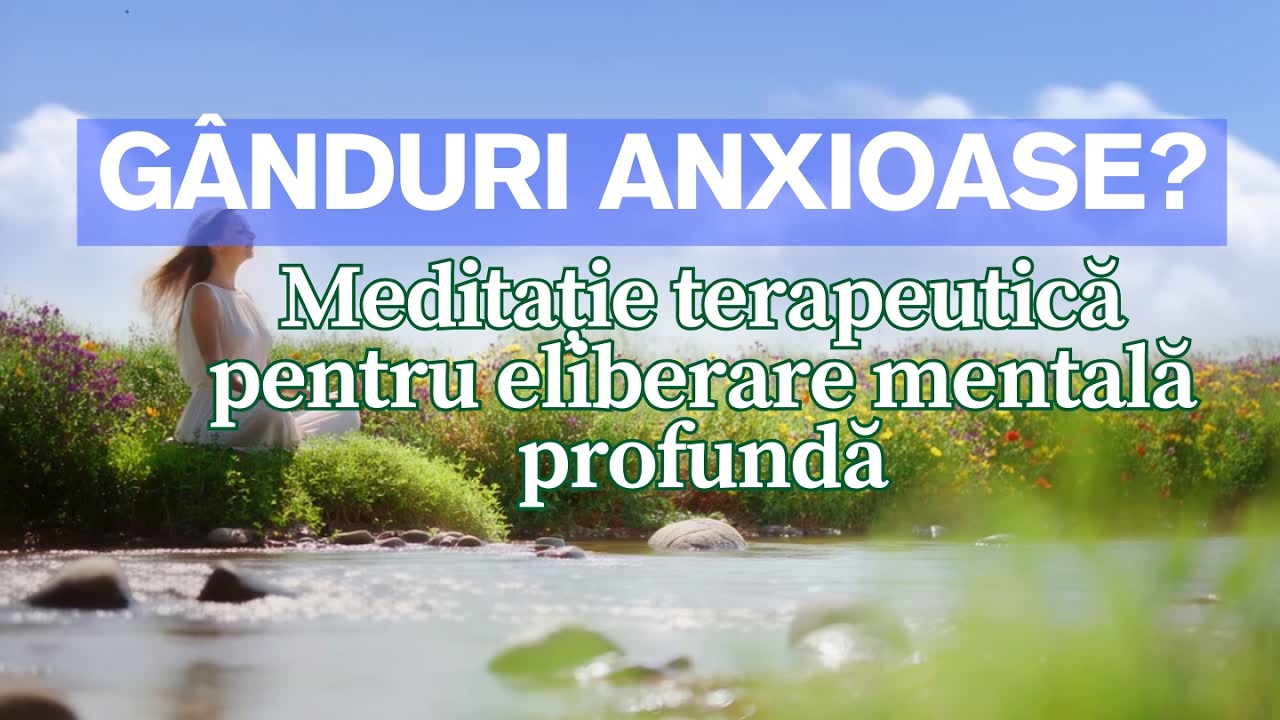 Anxietate și gânduri obsesive? Meditație terapeutică pentru eliberare mentală profundă