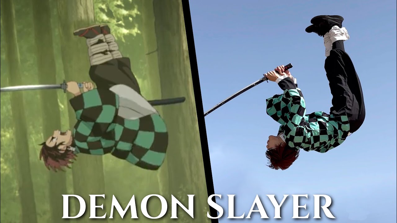 【鬼滅の刃】アクロバットで再現してみた(demonslayer)