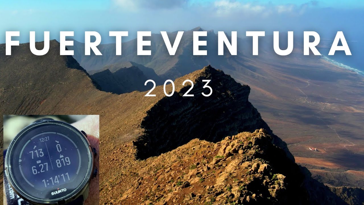 Fuerteventura 2023 Pico de La Zarza. Trasa na szczyt.