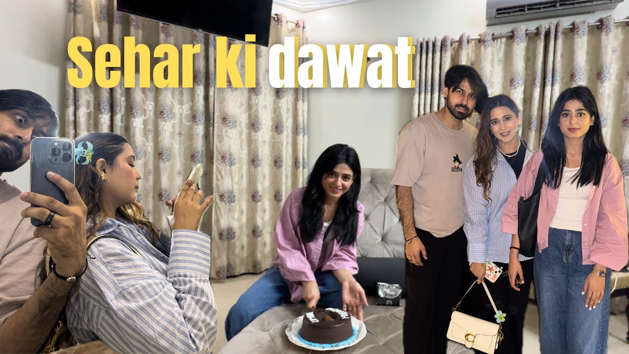 Sehar ki dawat 😍 | Or ap logo k lie ek surprise 🥳 | HamzaShykh 