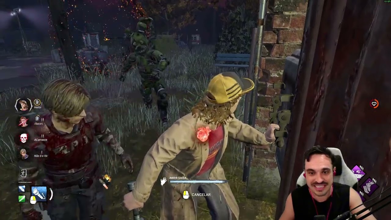 Heitir jogando Dead by Daylight 