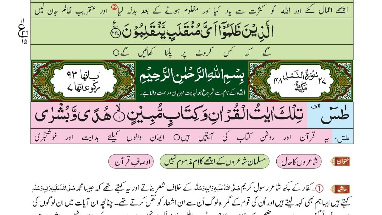  سورۃ النمل27 محمد| مکمل عربی تلاوت اور اردو ترجمہ | Surah An-Naml Full Recitation  Urdu Translation