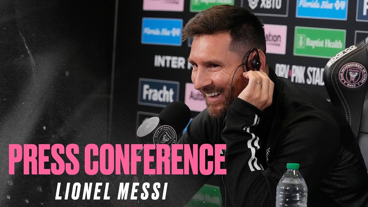 Inter Miami CF Press Conference | Lionel Messi