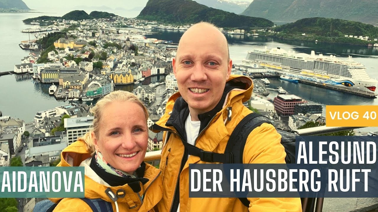 AIDAnova Norwegen - Alesund von oben - VLOG 40🥾⛰🇳🇴