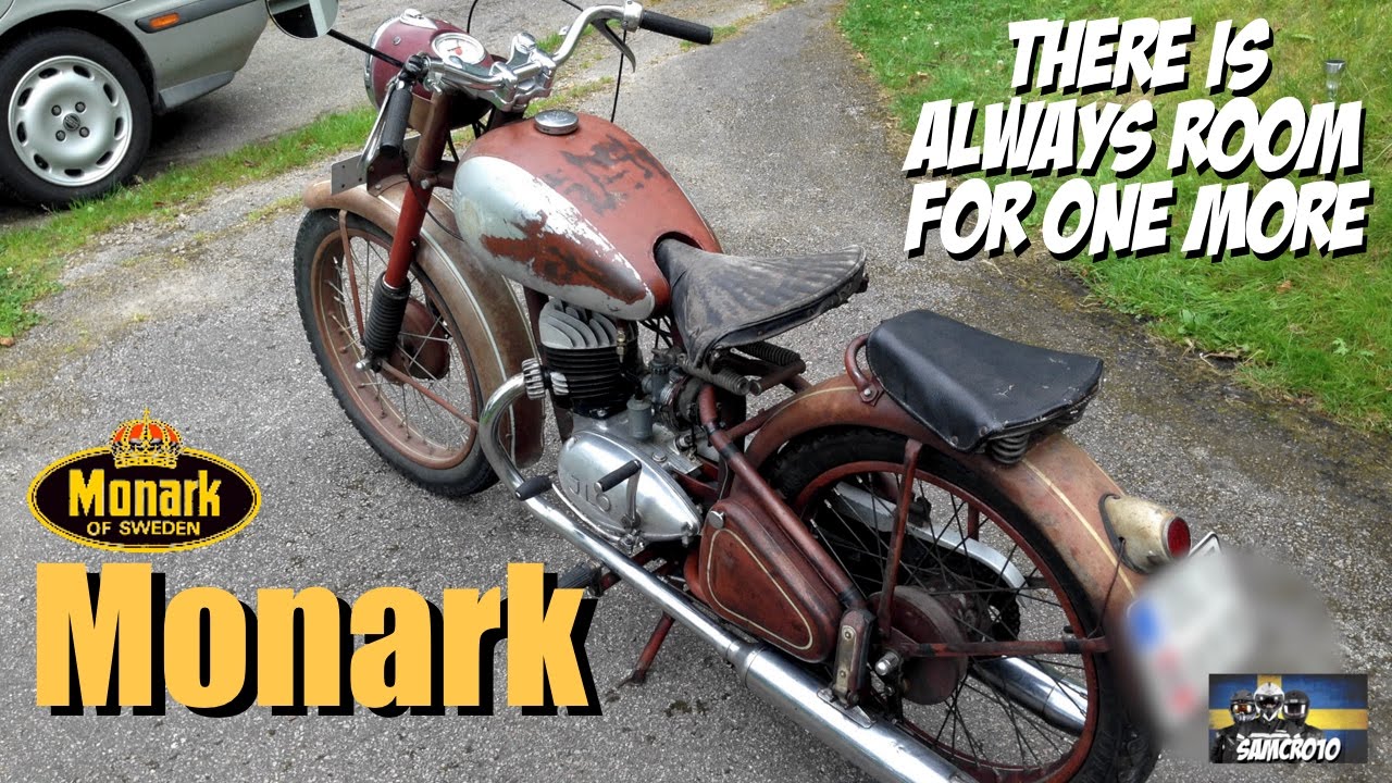 🇸🇪 1951 Monark M400 Classic swedish motorcycle
