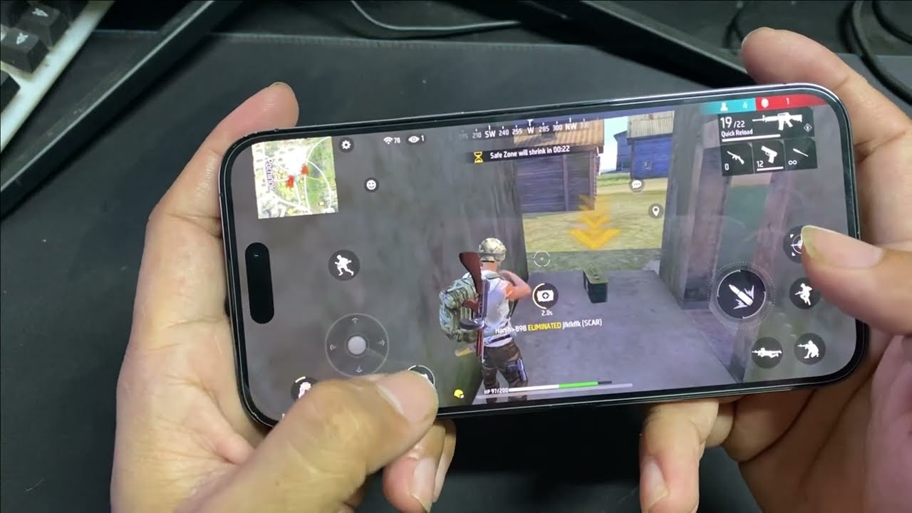 Free Fire Testing On iPhone 14 Pro Max