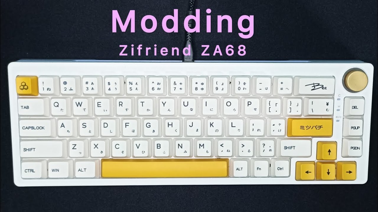Modding Zifriend ZA68 Jadi cakepp.. | keyboard 300k jadi keliatan mahal.