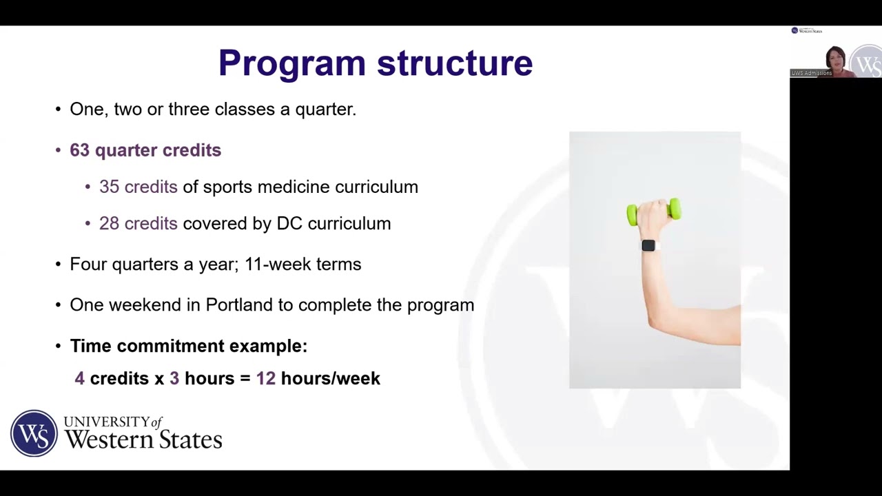 Sports Medicine Master's for Chiropractic Student and Alumni