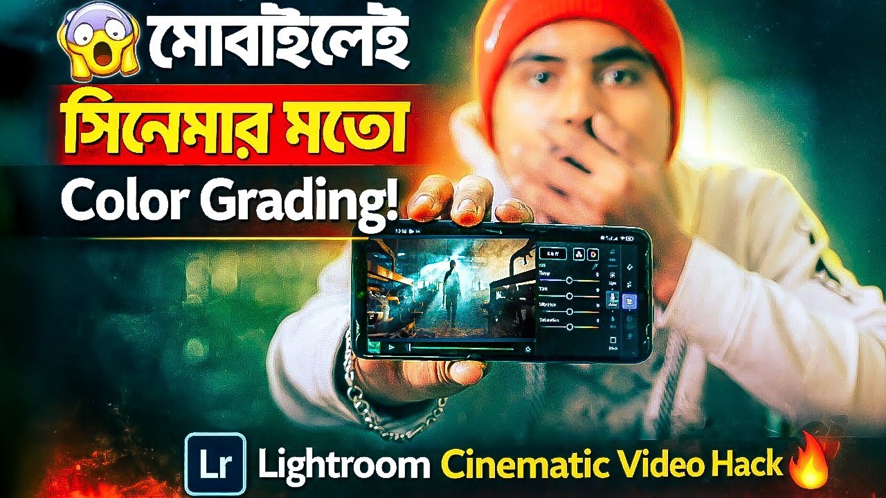😱 মোবাইলেই সিনেমার মতো Color Grading! | Lightroom Cinematic Video Hack 🔥
