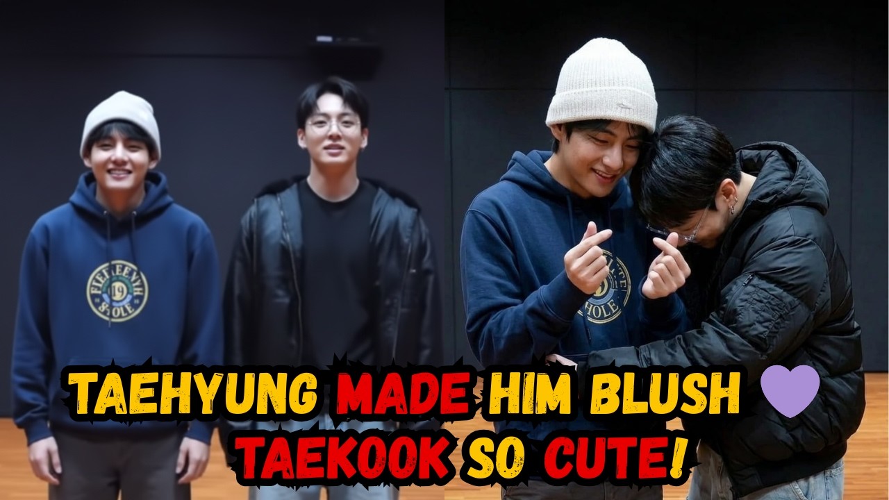 ARMY Shocked! Jungkook’s Shy Reaction to Taehyung Sparks “Taekook Forever” Frenzy!