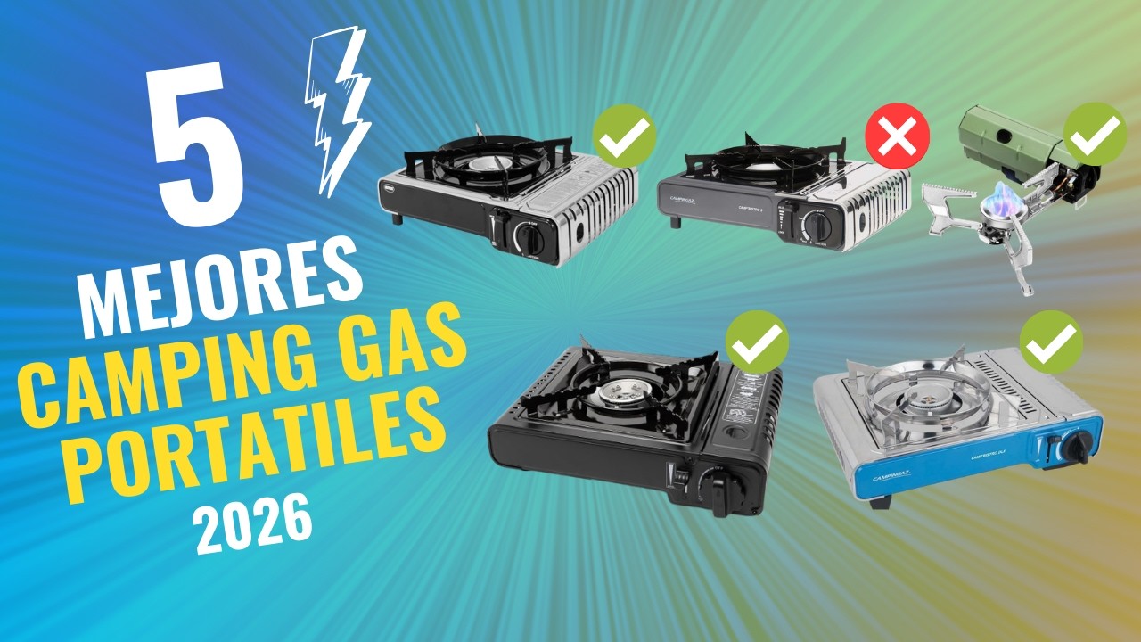 🚨 ¡NO COMPRES un CAMPING GAS PORTÁTIL sin ver ESTO! 🔥🏕️ Los 5 MEJORES de 2026 a PRECIOS INCREÍBLES 💥