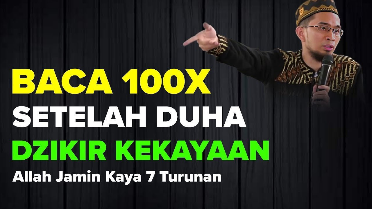 MasyaAllah, dzikir kaya raya, baca 100x setelah sholat dhuha, allah jamin anda kaya 7 turunan