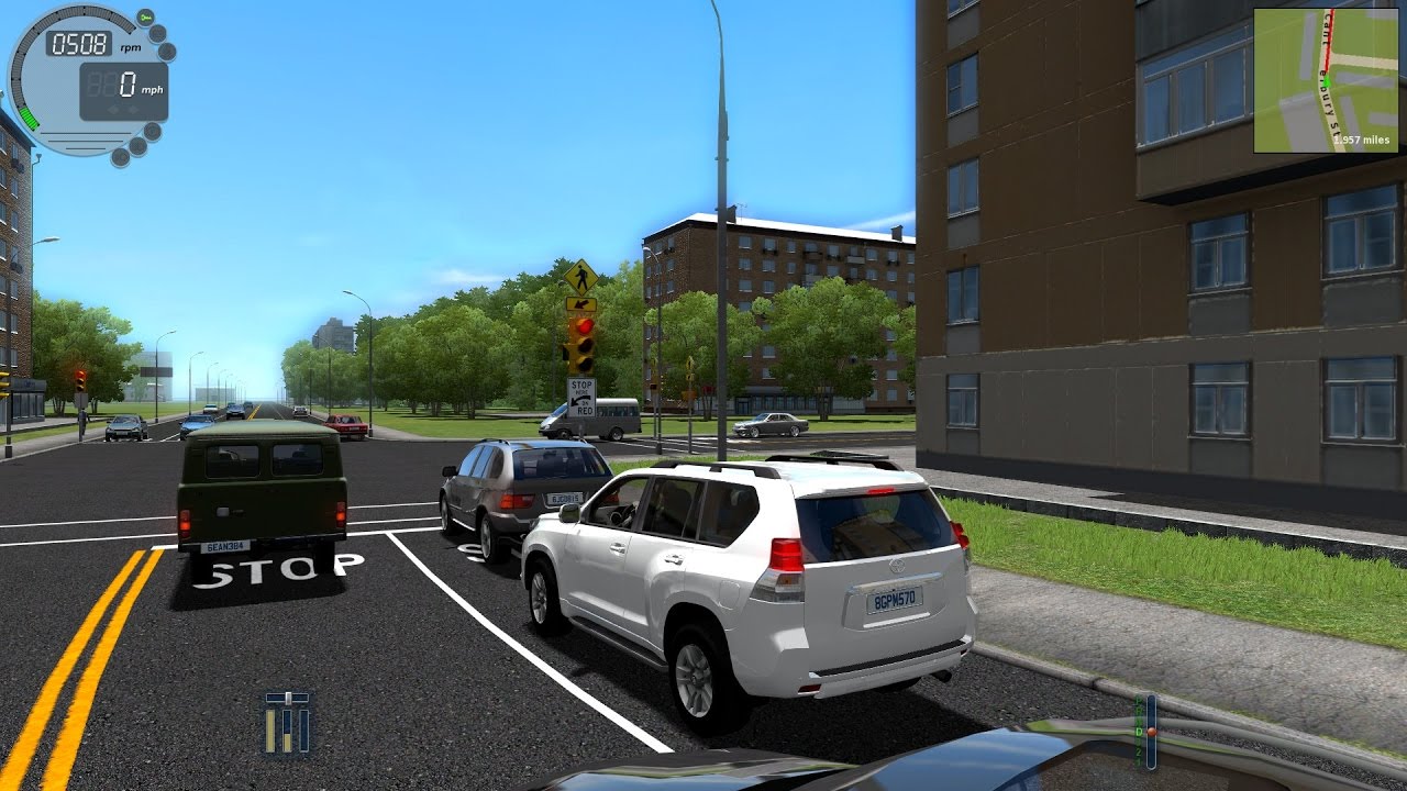 City Car Driving 1.5.3 Toyota Land Cruiser Prado 1080p