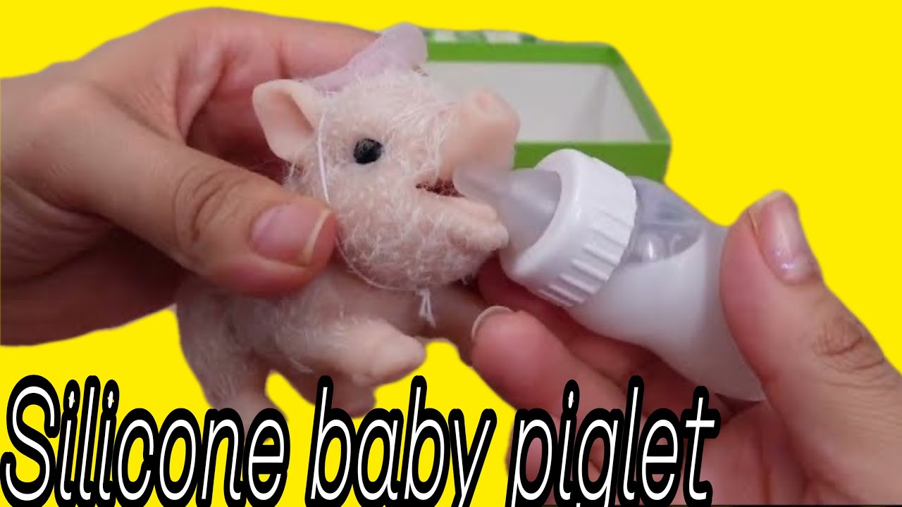 Box Opening of my new silicone baby Piglet