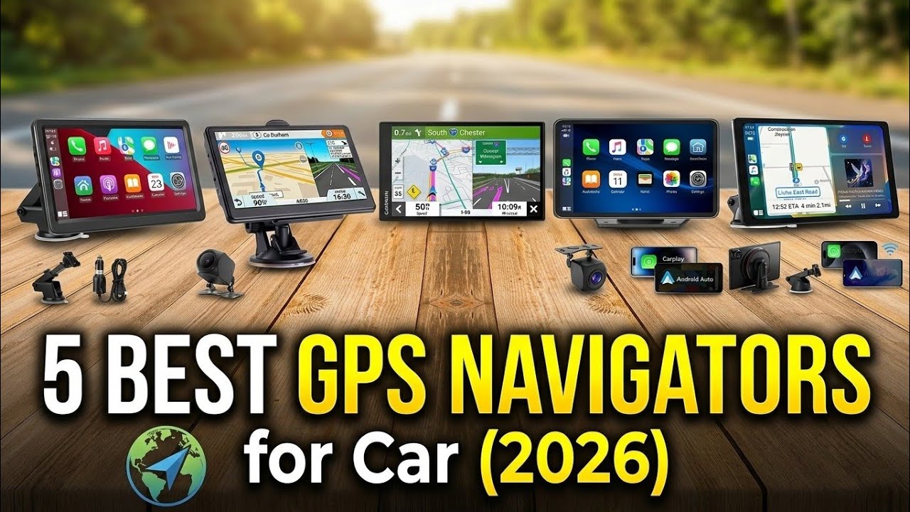 ✅5 лучших автомобильных GPS-навигаторов (2026) 🚗 Больше никогда не заблудитесь!