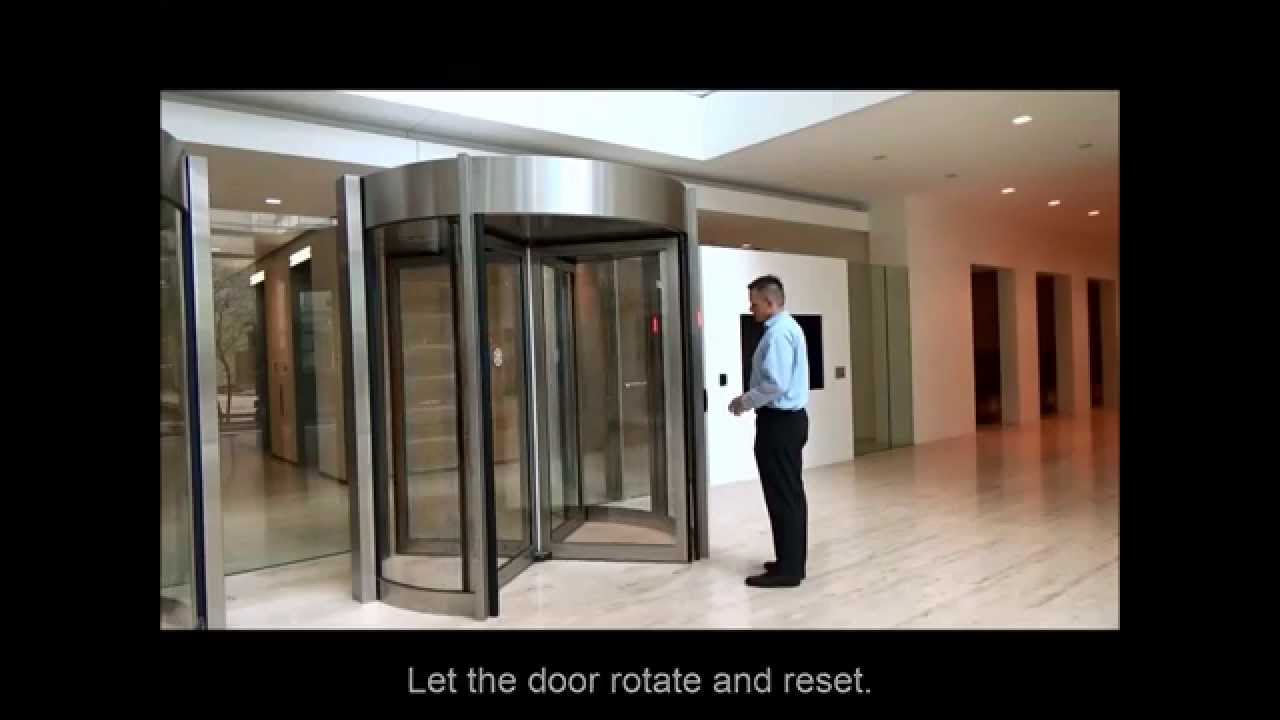 Tourlock 180+90 Security Revolving Door End User Orientation