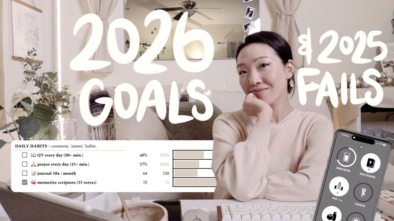 plan 2026 goals with me | plus how failed goals still matter 👀